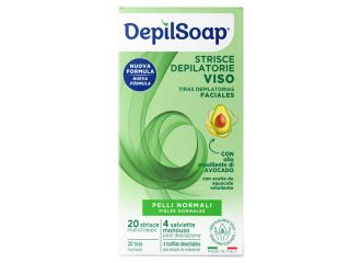 Depilsoap strisce viso normali 20 pezzi