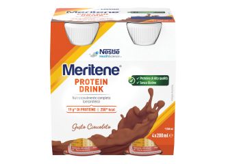 Meritene drink cioccolato 4 pezzi da 200 ml