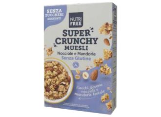 Nutrifree super crunchy muesli nocciole e mandorle senza zuccheri aggiunti 300 g