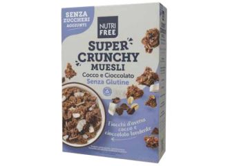 Nutrifree super crunchy muesli cocco e cioccolato senza zuccheri aggiunti 300 g