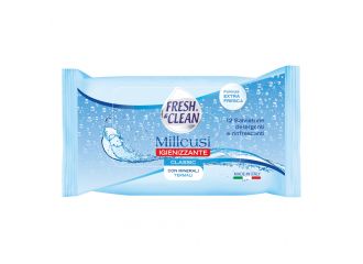 Fresh&clean milleusi igienizzante classic salviettine 12 pezzi