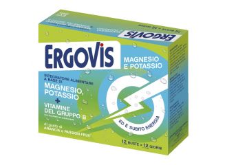 Ergovis mg+k vitamine b con zucchero 12 bustine