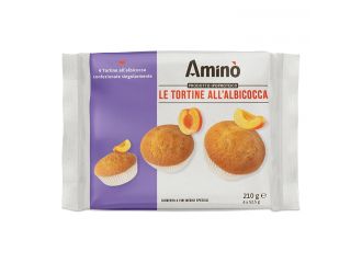 Amino' le tortine albicocca 4 pezzi da 52,5 g