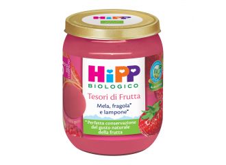 Hipp tesori frutta mela fragola lampone 160 g