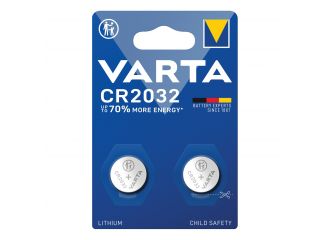 Varta cr 2032 litio 2 pezzi