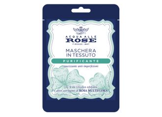 Acqua alle rose maschera viso in tessuto purificante