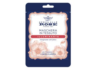 Acqua alle rose maschera viso in tessuto illuminante