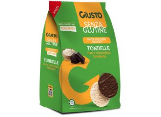 Giusto senza glutine tondelle cioccolato fondente new 60 g