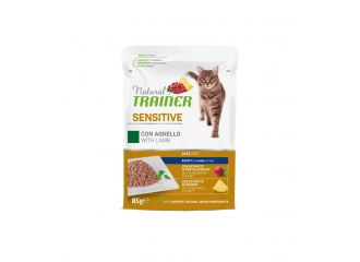 TRAINER GATTO NATURAL SENSITIVE AGNELLO 85 GR