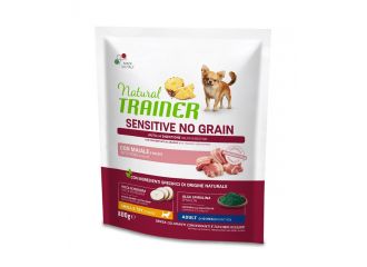 Natural trainer dog sensitive mini maiale 800 g no grain