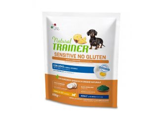 Natural trainer dog sensitive small & toy uovo/cereali integrali 800 g no gluten