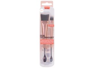 Real techniques 4270 skincare brush duo 2 pennelli skincare