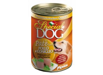 Special dog pate' pollo coniglio 400 g