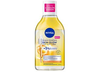 Nivea acqua micellare bifase skin glow 400 ml