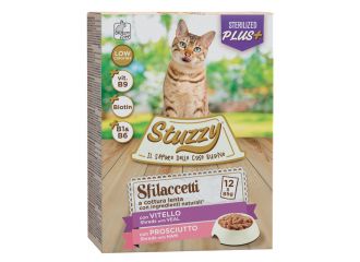 Stuzzy cat sfilaccetti sterilizzato prosciutto 4x12x85 g