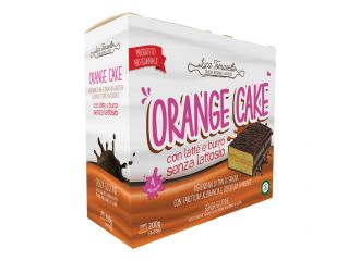 Orange cake merendina all'arancia con copertura di cioccolato fondente 4x50g