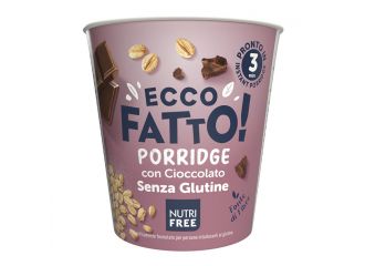 Nutrifree ecco fatto porridge cioccolato 50 g