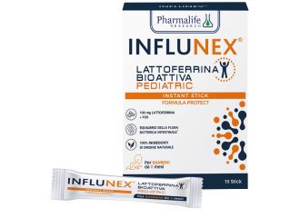 Influnex lattoferrina bioattiva pediatric 15 stick