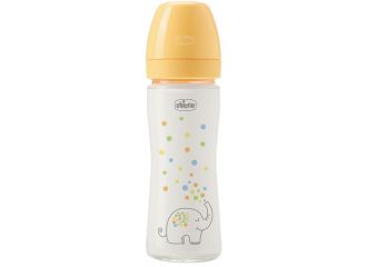 Chicco biberon perfect glass unisex silicone da 240 ml