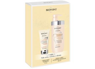 Biopoint confezione natalizia 2024 crema mani 75 ml + crema corpo nutrizione prodigiosa 500 ml