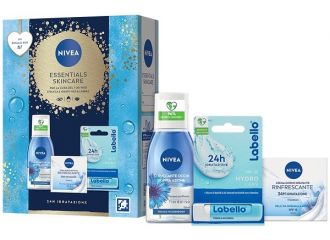 Nivea kit essentials skincare 2024 1 crema viso + 1 struccante + 1 balsamo labbra