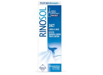 Rinosol 2ACT Spray Nasale Congestione e Irritazione della Mucosa Nasale 15 ml