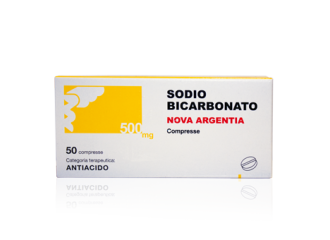 Sodio bicarbonato 500mg  50 compresse nova argentia