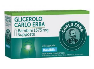 Glicerolo*bb 18supp 1375mg