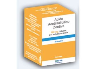 Acido acetils.20 bust.500mgztv