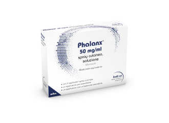 Phalanx 50 mg/ml spray cutaneo, soluzione