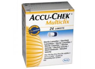 Accu-chek multiclix 24 lancette pungidito