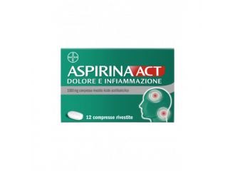 Aspirinaact dolore e infiammazione 1000 mg  12 compresse rivestite