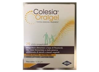 Colesia oralgel integratore per abbassare il colesterolo 20 stick orosolubili