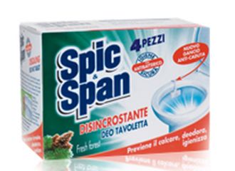 SPIC & SPAN TAVOLETTE SOLIDE 4PEZZI  DISINCR