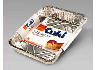 CUKI VASCHETTE ALLUMINIO 12PRZ 2PEZZI  RS74 X LASAGN