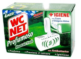 WC NET TAVOLETTA SOLIDA 4PEZZI  MOUNTAIN FRESH