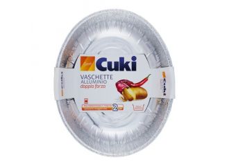 CUKI VASCHETTE ALLUMINIO 2PEZZI  E1 PER POLLO