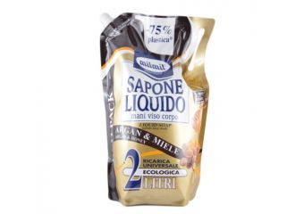 MIL MIL SAPONE LIQUIDO ECORICARICA 2LT ARGAN&MIELE