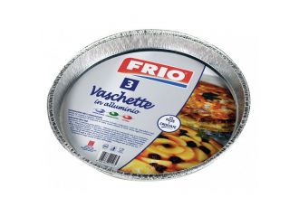 FRIO CONTENITORE ALLUMINIO  CROSTATA MEDIA 3PEZZI