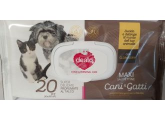 DEALO SALVIETTE 20PEZZI  CANI&GATTI CUCC