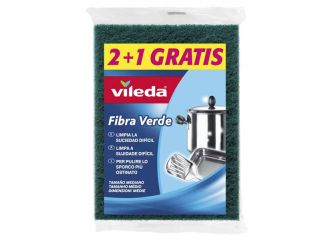 VILEDA FIBRA VERDE 3PEZZI  SOLO RETINA FRESH