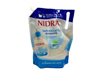 NIDRA SAPONE LIQUIDO RICARICA 1LT LATTE