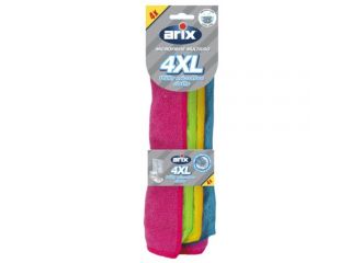 ARIX PANNO MULTIUSO MICROFIBRE 4XL COLOR 4PEZZI