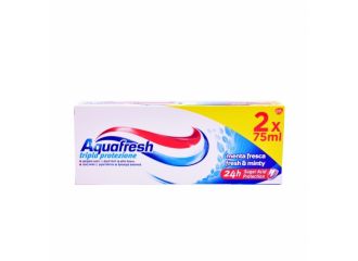 AQUAFRESH DENTIFRICIO 75ML TRIP PROTEZIONE BITUBO 2PEZZI