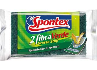 SPONTEX FIBRA VERDE 2PEZZI