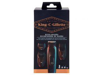 KING C GILLETTE RASOIO ELETTRICO +REG BARBA