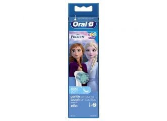 ORAL B SPAZZOLINO ELETTRICO RICARICA 2PEZZI  FROZEN