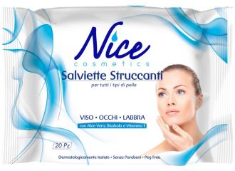 NICE SALVIETTE STRUCCANTI X20 VISO/OCCH/LABBR