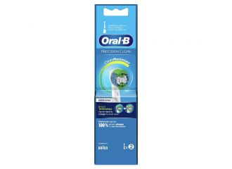 ORAL B SPAZZOLINO ELETTRICO RICARICA 2PEZZI  PRECISION