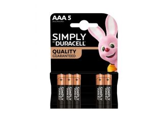 DURACELL SIMPLY MINISTILO X 5 AAA